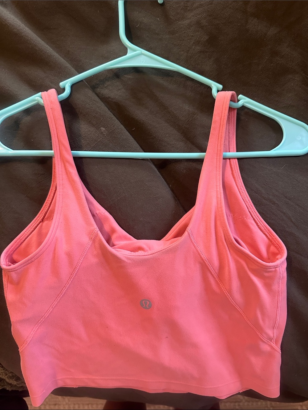 lululemon athletica Coral Pink Sports Bra Tank - Picture 2 of 2